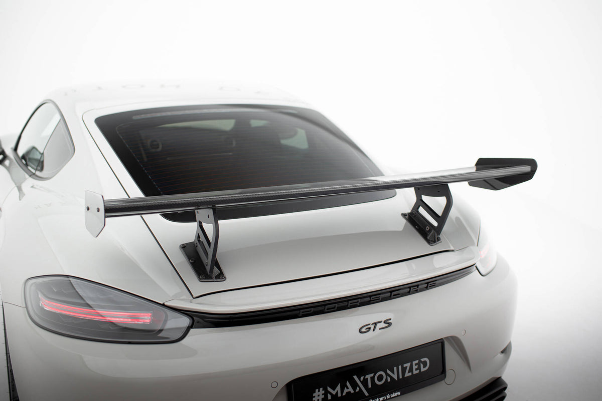 Maxton Design Carbon Spoiler With Internal Brackets Uprights V.2 Porsc ...