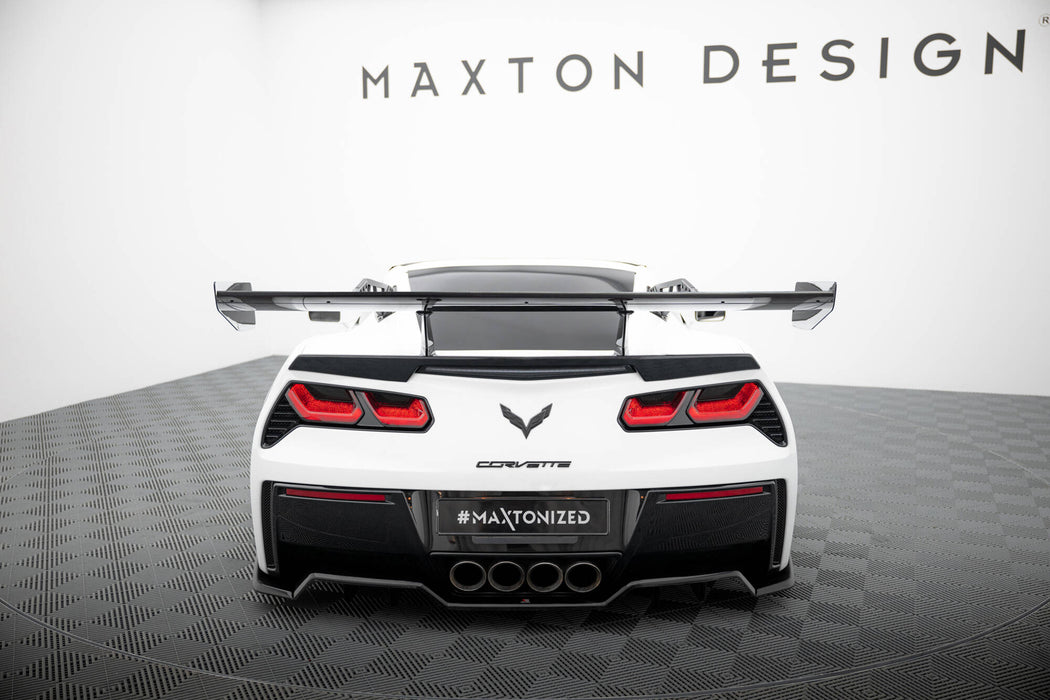 Maxton Design Carbon Spoiler With Upper Swan Mounting  Chevrolet Corvette Stingray / Grand Sport C7
