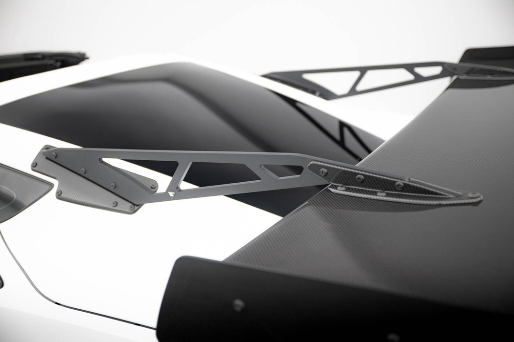 Maxton Design Carbon Spoiler With Upper Swan Mounting  Chevrolet Corvette Stingray / Grand Sport C7