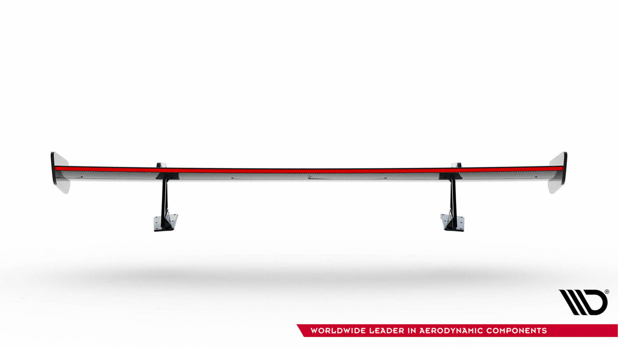 Maxton Design Carbon Spoiler With Upper Swan Mounting + LED Audi A5 / A5 S-Line / S5 / RS5 Coupe F5 / F5 Facelift