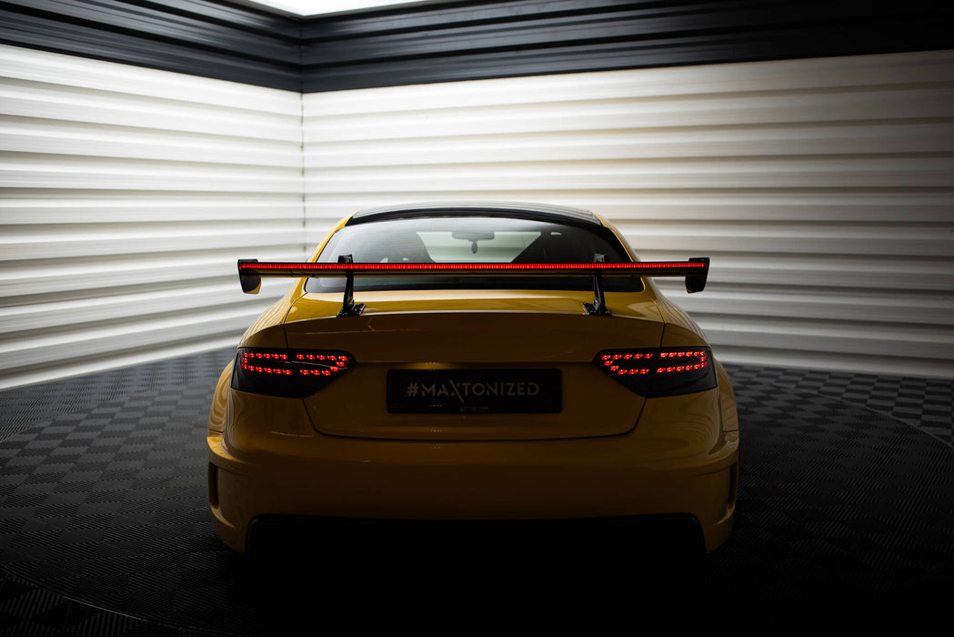 Maxton Design Carbon Spoiler With Upper Swan Mounting + LED Audi A5 Coupe 8T