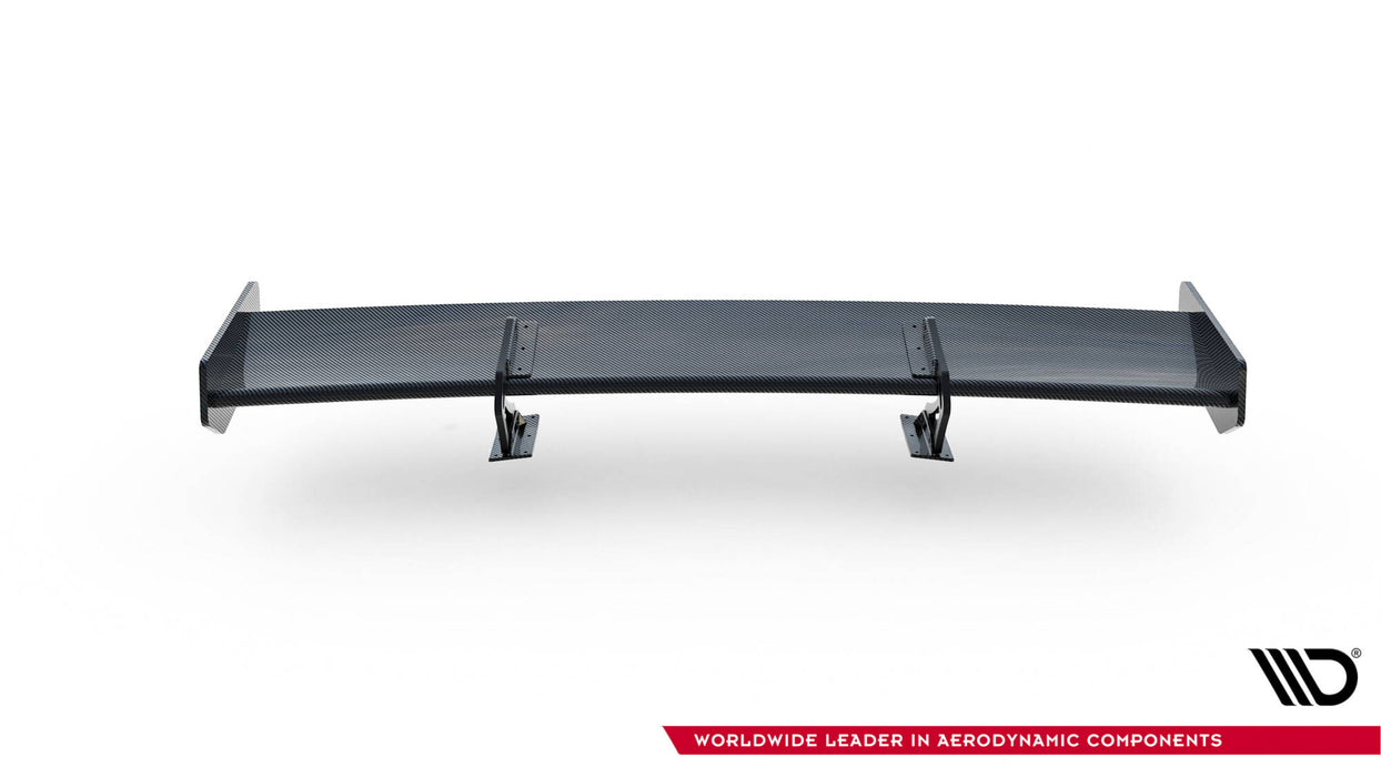 Maxton Design Carbon Spoiler With Upper Swan Mounting + LED Audi A5 Coupe 8T