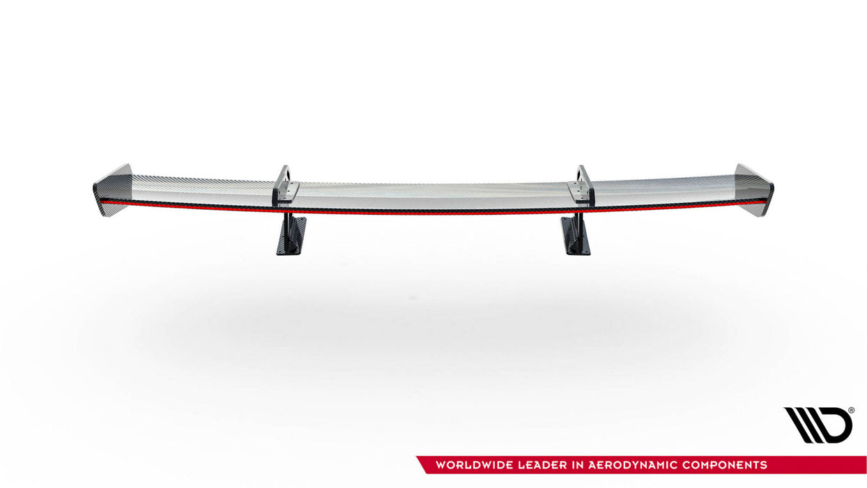 Maxton Design Carbon Spoiler With Upper Swan Mounting + LED BMW 1 M E82