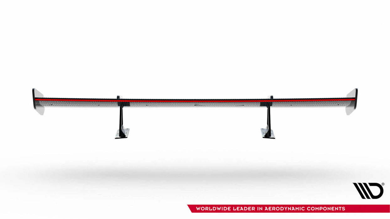 Maxton Design Carbon Spoiler With Upper Swan Mounting + LED BMW 1 M E82