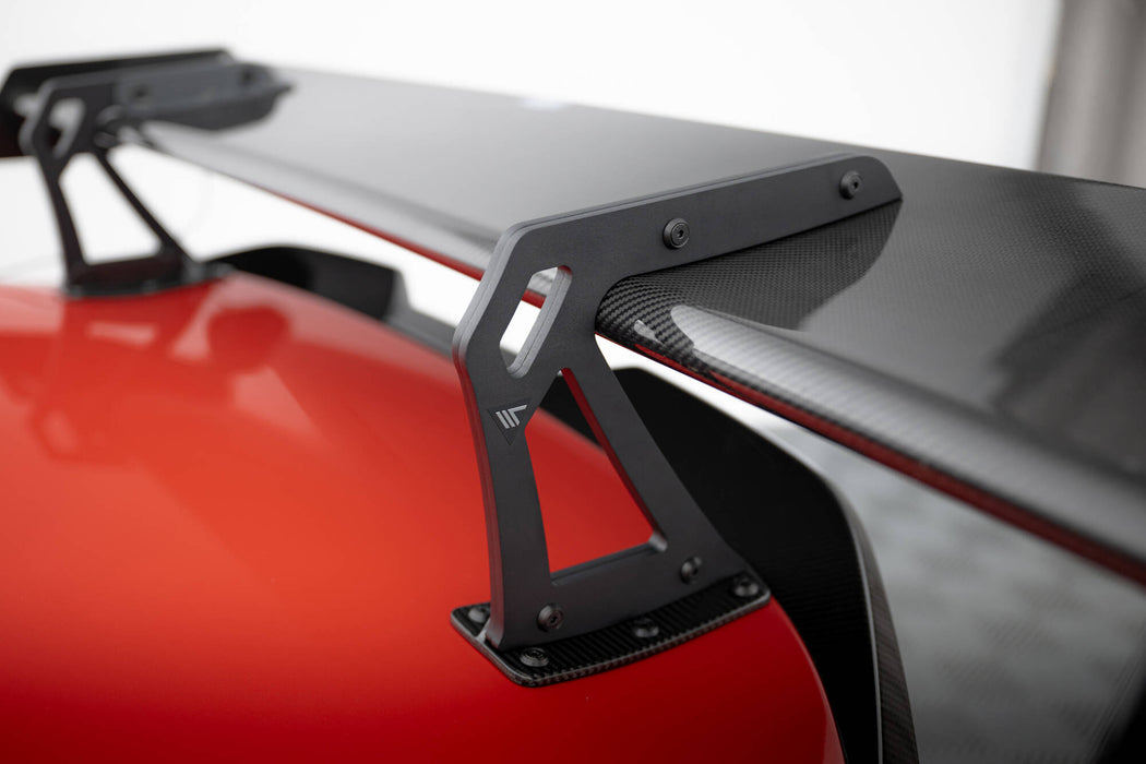 Maxton Design Carbon Spoiler With Upper Swan Mounting + LED BMW M2 G87