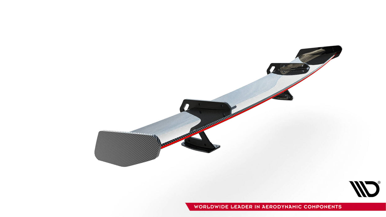 Maxton Design Carbon Spoiler With Upper Swan Mounting + LED BMW M2 G87