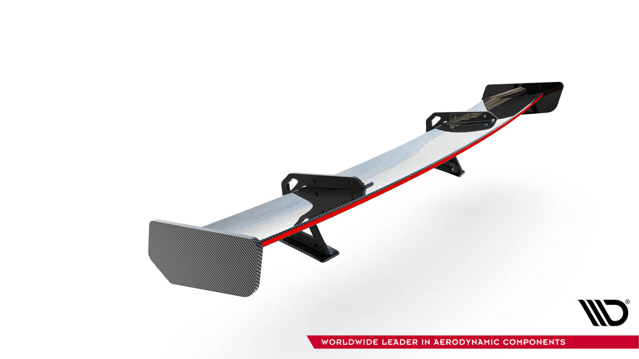 Maxton Design Carbon Spoiler With Upper Swan Mounting + LED Honda Civic SI Mk10