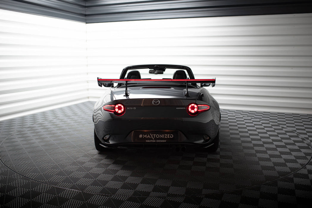 Maxton Design Carbon Spoiler With Upper Swan Mounting + LED Mazda MX-5 ND (Mk4)