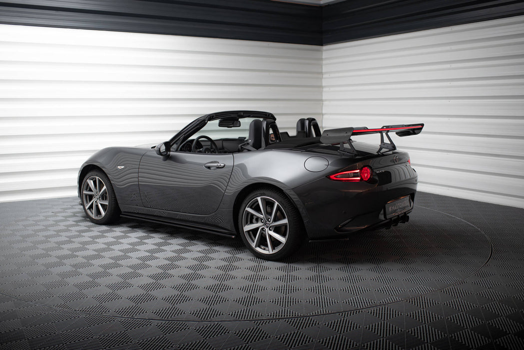 Maxton Design Carbon Spoiler With Upper Swan Mounting + LED Mazda MX-5 ND (Mk4)