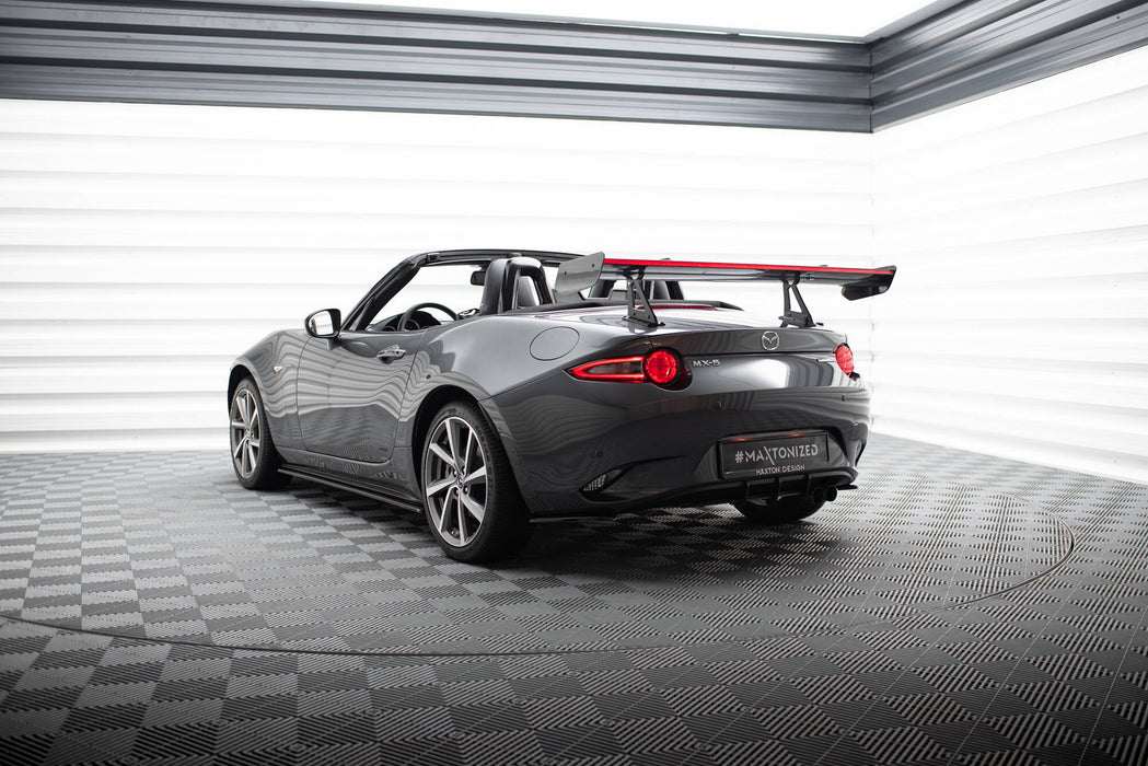 Maxton Design Carbon Spoiler With Upper Swan Mounting + LED Mazda MX-5 ND (Mk4)