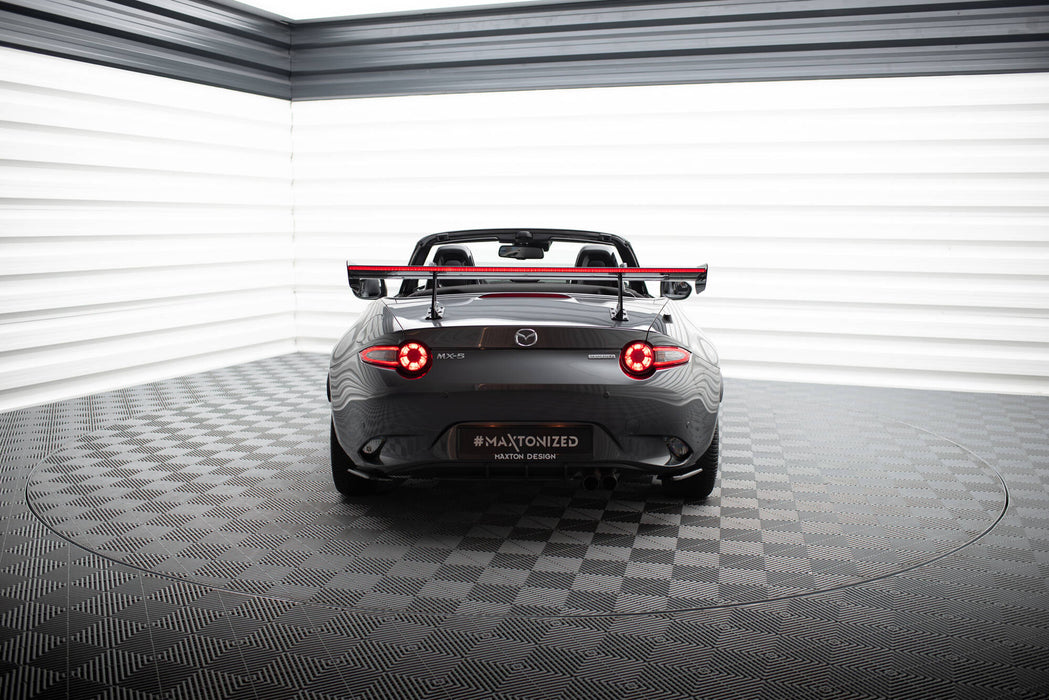 Maxton Design Carbon Spoiler With Upper Swan Mounting + LED Mazda MX-5 ND (Mk4)