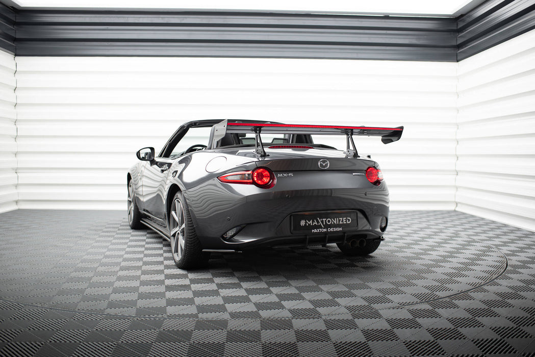 Maxton Design Carbon Spoiler With Upper Swan Mounting + LED Mazda MX-5 ND (Mk4)