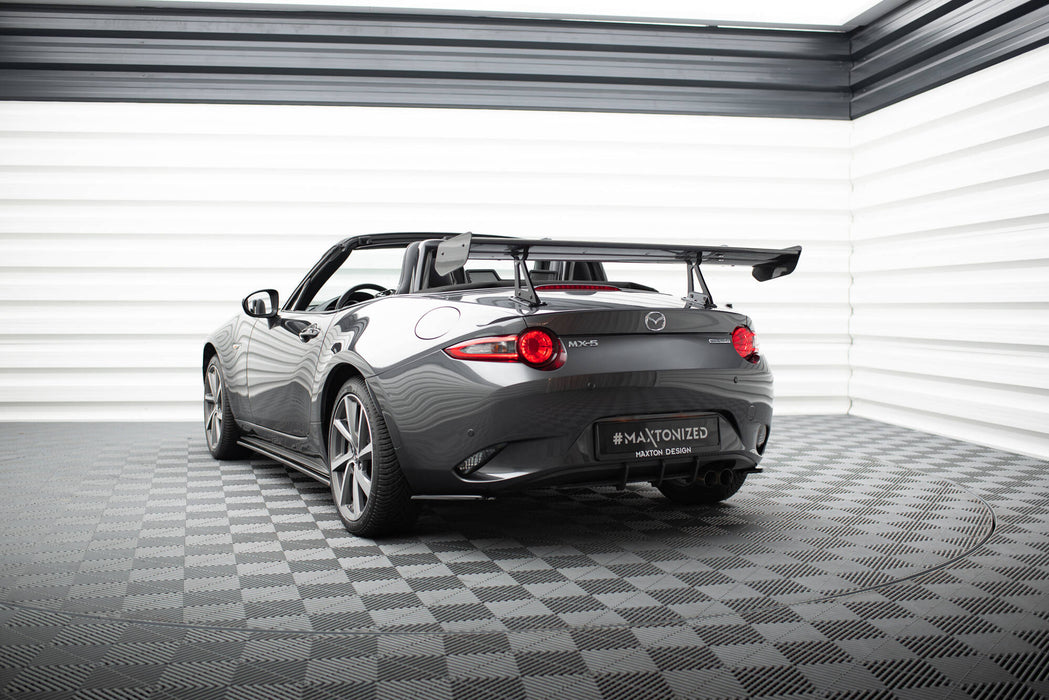 Maxton Design Carbon Spoiler With Upper Swan Mounting  Mazda MX-5 ND (Mk4)
