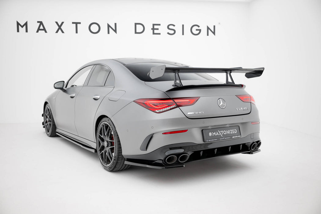 Maxton Design Carbon Spoiler With Upper Swan Mounting  Mercedes-Benz CLA Coupe C118 / C118 Facelift