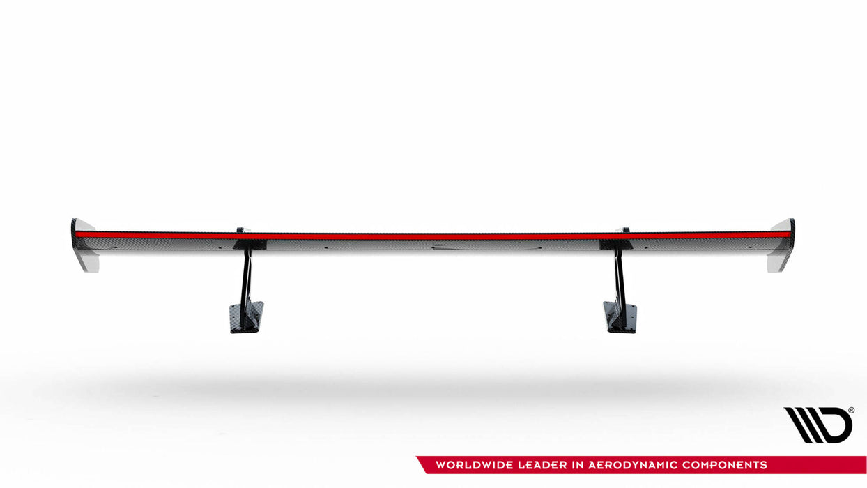 Maxton Design Carbon Spoiler With Upper Swan Mounting V.1 + LED Porsche 718 Cayman 982c