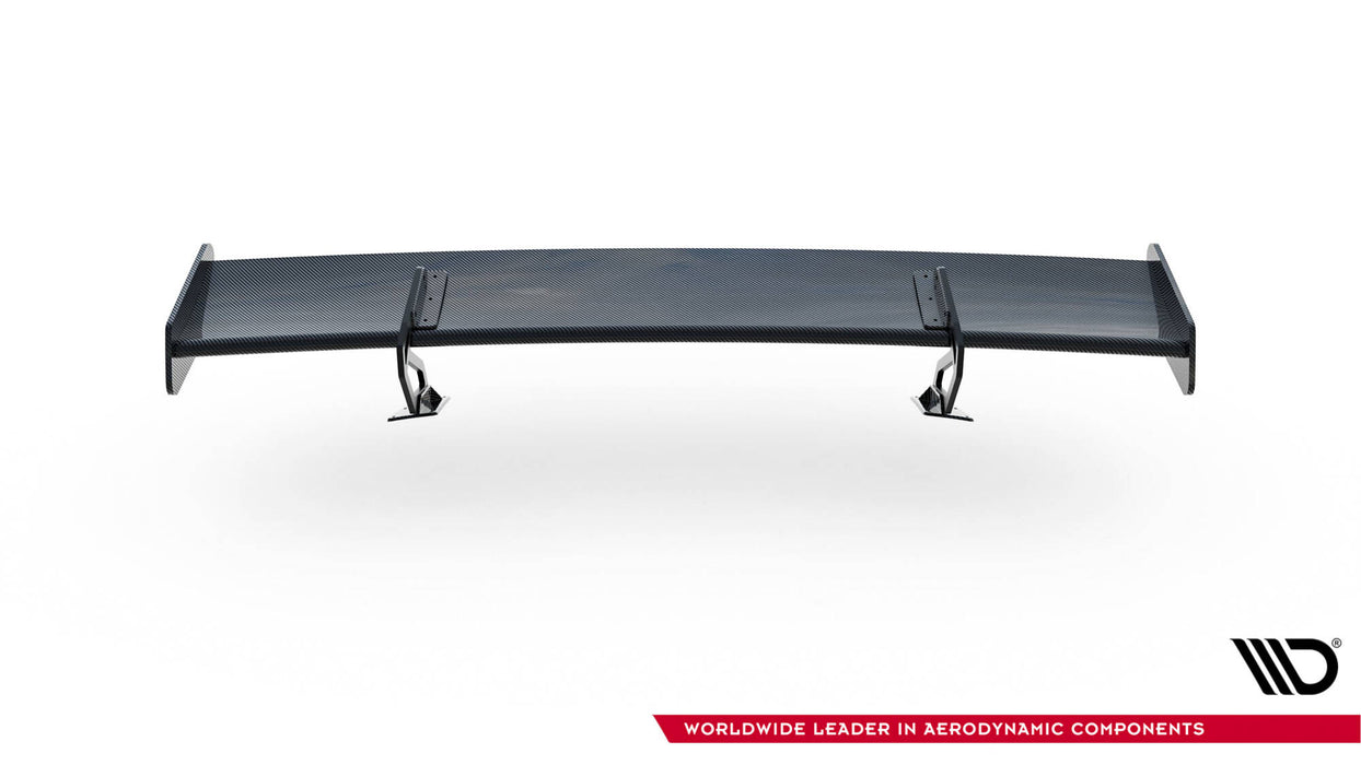 Maxton Design Carbon Spoiler With Upper Swan Mounting V.2 + LED Porsche 718 Cayman 982c