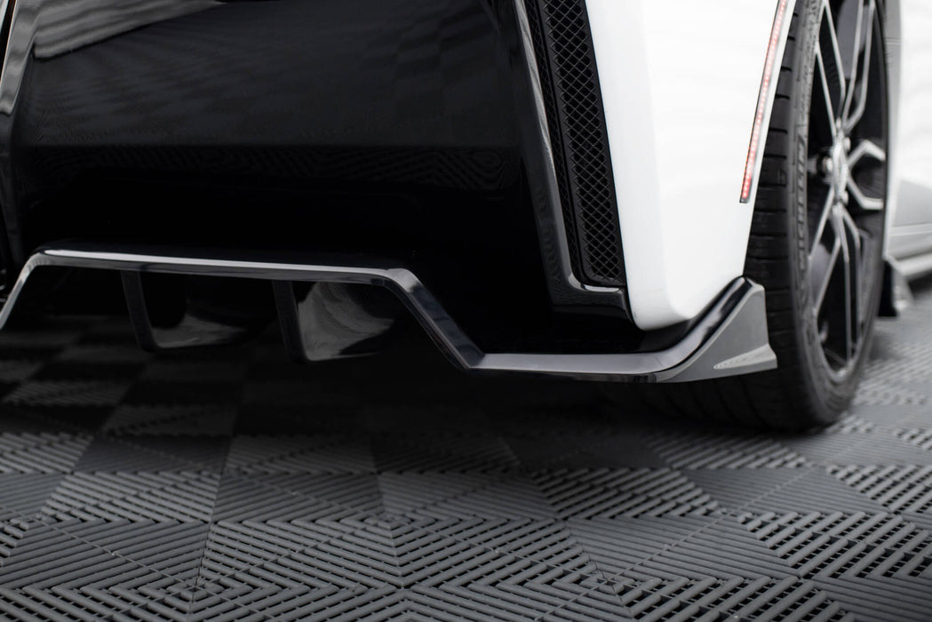 Maxton Design Central Rear Splitter (with vertical bars) Chevrolet Corvette C7