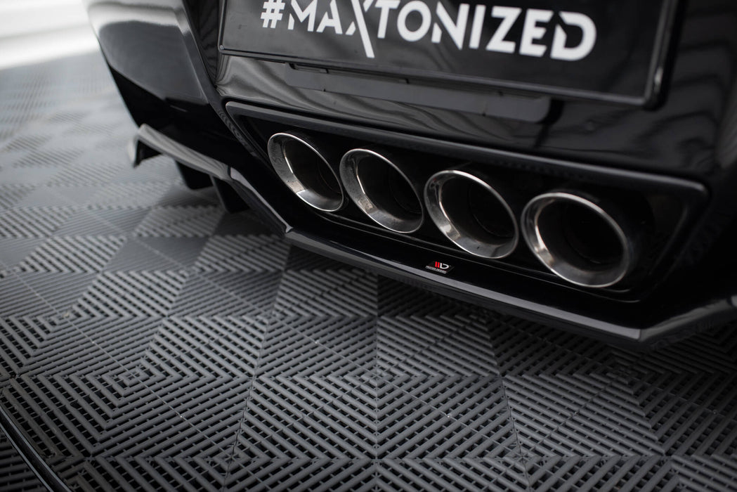 Maxton Design Central Rear Splitter (with vertical bars) Chevrolet Corvette C7
