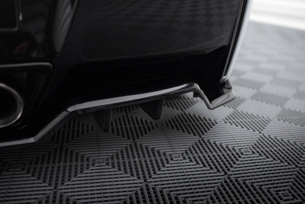 Maxton Design Central Rear Splitter (with vertical bars) Chevrolet Corvette C7