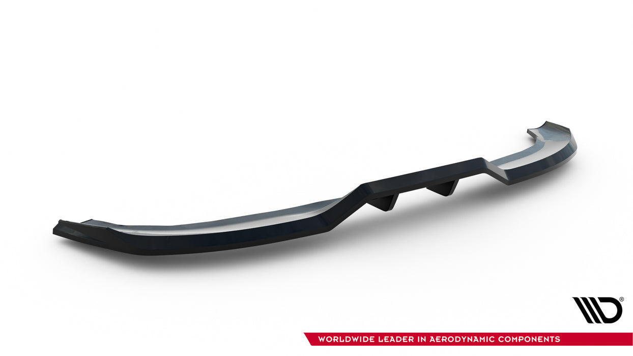 Maxton Design Central Rear Splitter (with vertical bars) Renault Megane E-Tech Electric Mk1