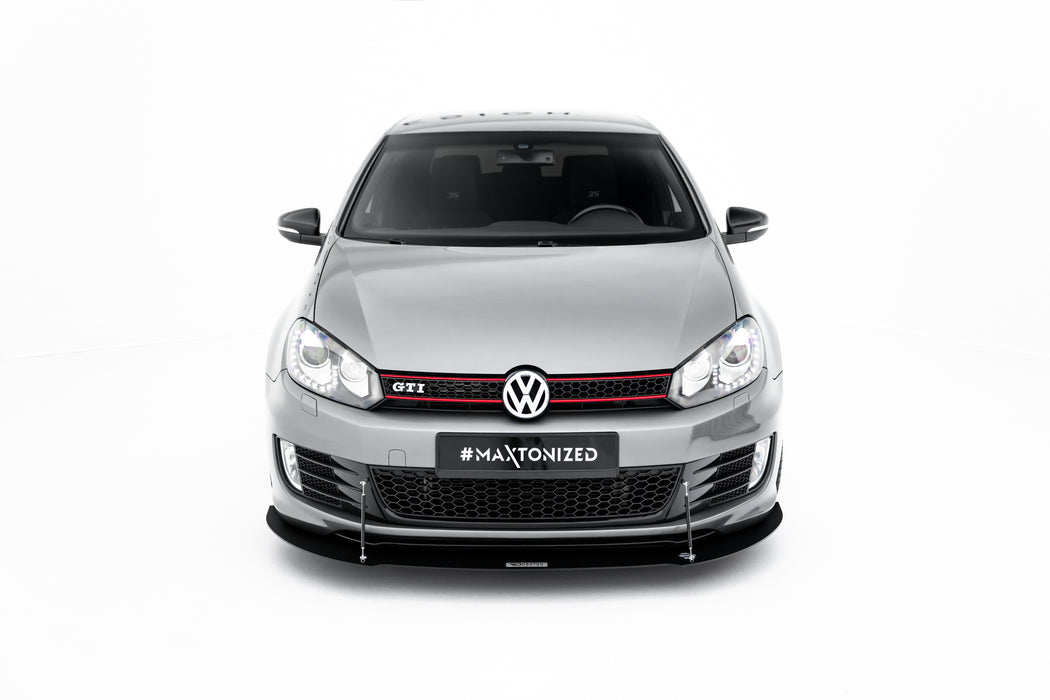 Maxton Design FRONT RACING SPLITTER VW GOLF MK6 GTI 35TH