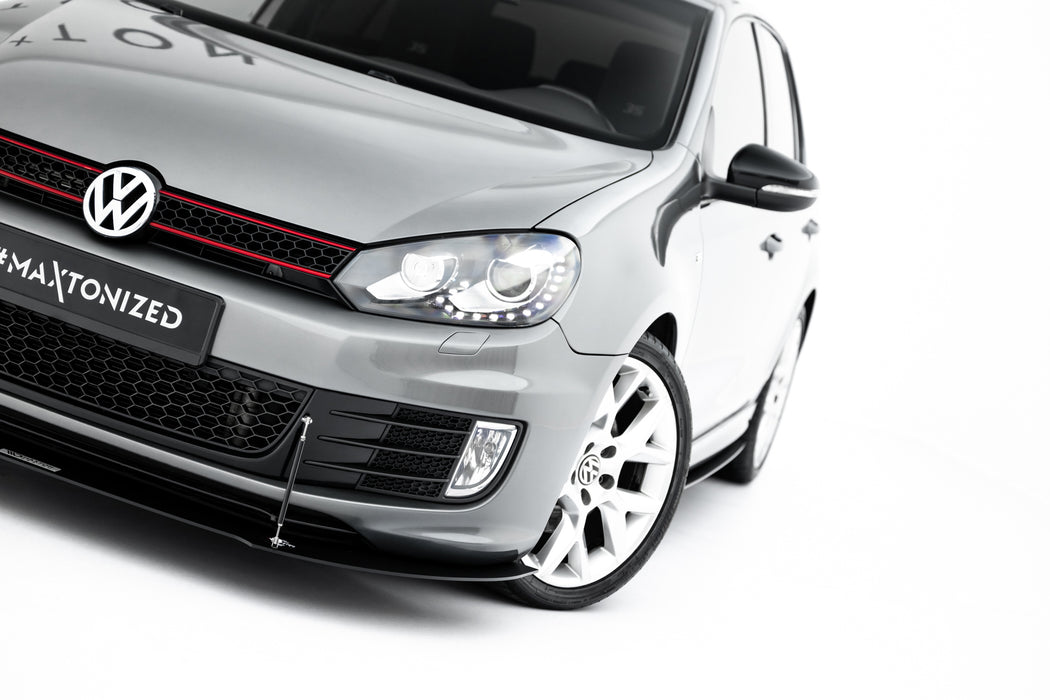 Maxton Design FRONT RACING SPLITTER VW GOLF MK6 GTI 35TH