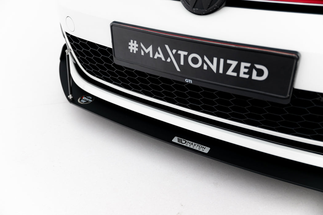 Maxton Design FRONT RACING SPLITTER VW GOLF VII GTI