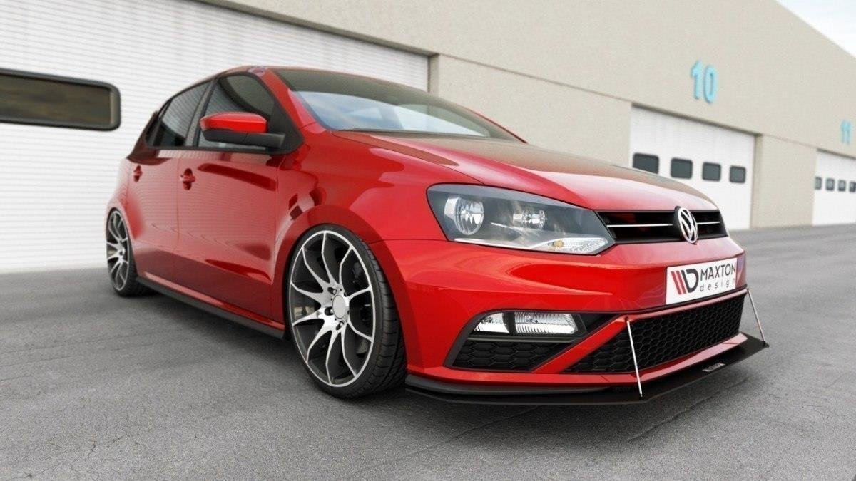 Maxton Design FRONT RACING SPLITTER Volkswagen Polo GTI Mk5 Facelift