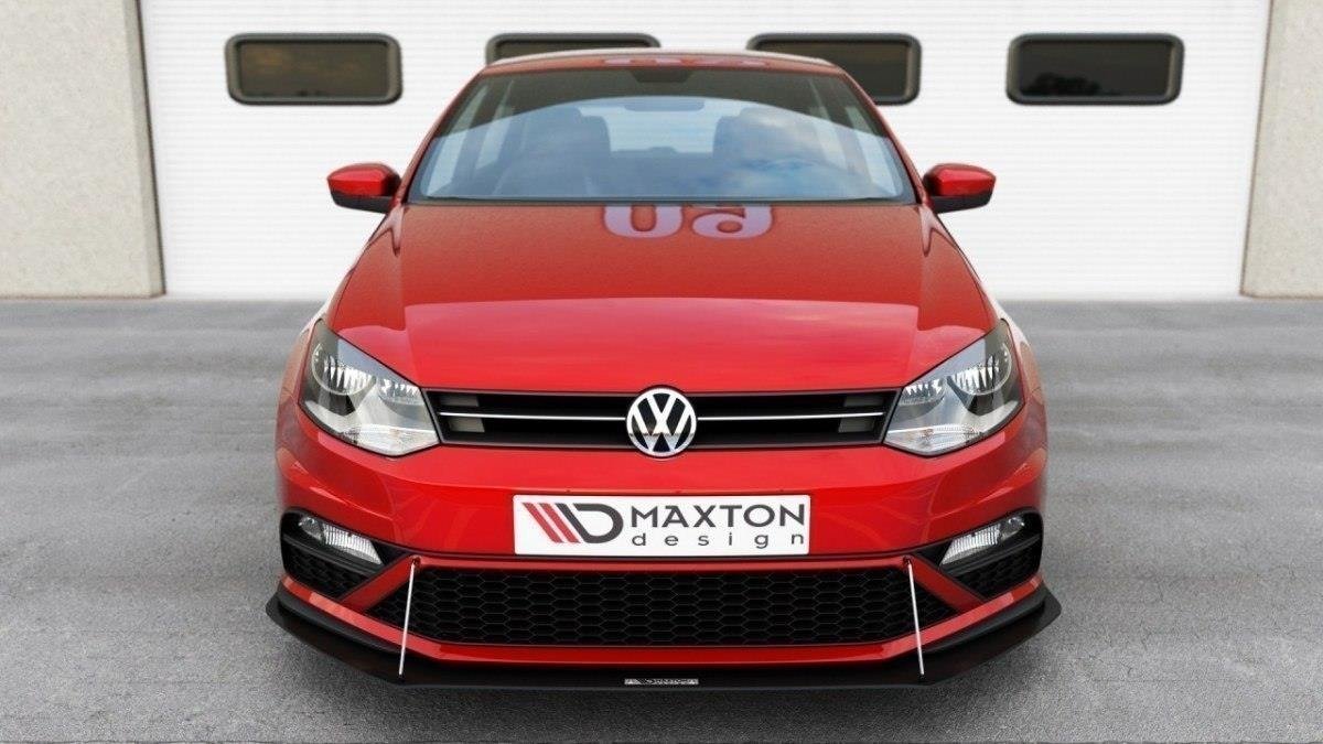 Maxton Design FRONT RACING SPLITTER Volkswagen Polo GTI Mk5 Facelift