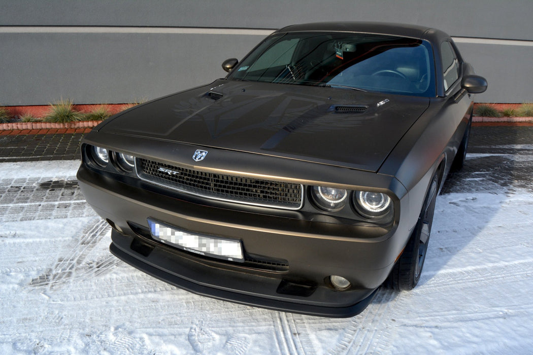 Maxton Design FRONT SPLITTER DODGE CHALLENGER MK3. PHASE-I SRT8 COUPE