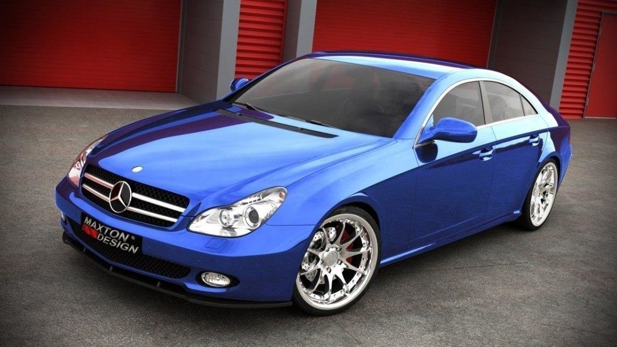 Maxton Design FRONT SPLITTER MERCEDES CLS C219 STANDARD BUMPER