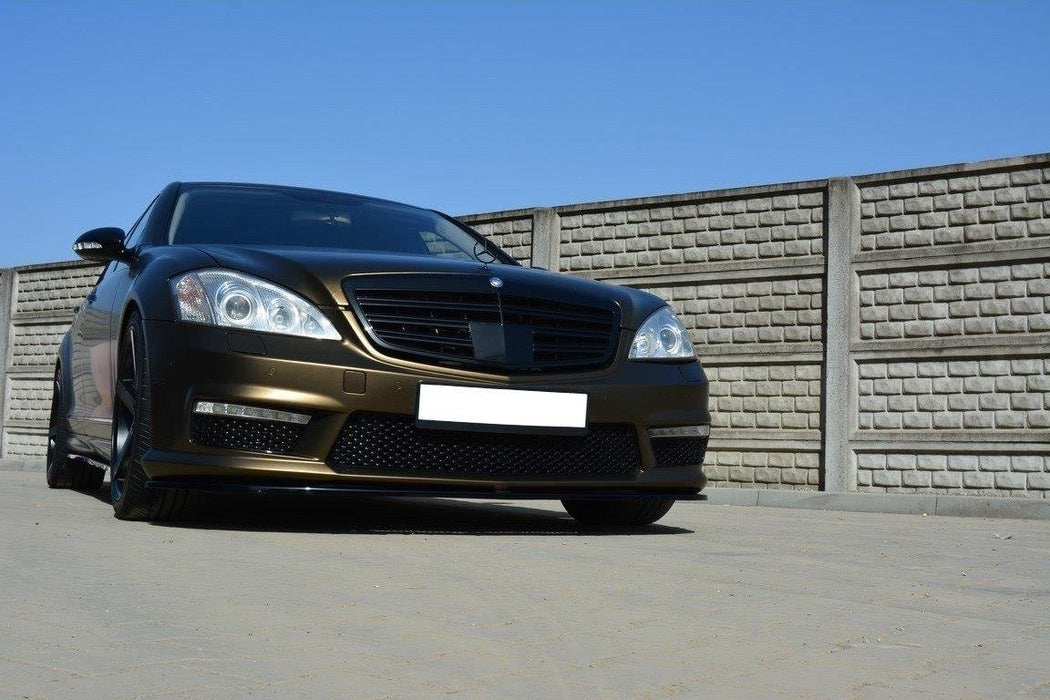 Maxton Design FRONT SPLITTER MERCEDES S-CLASS W221 AMG