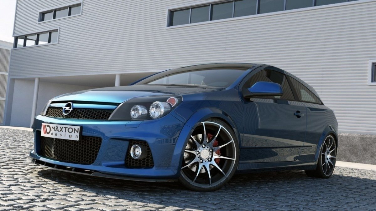 Maxton Design FRONT SPLITTER OPEL ASTRA H OPC / VXR NURBURG