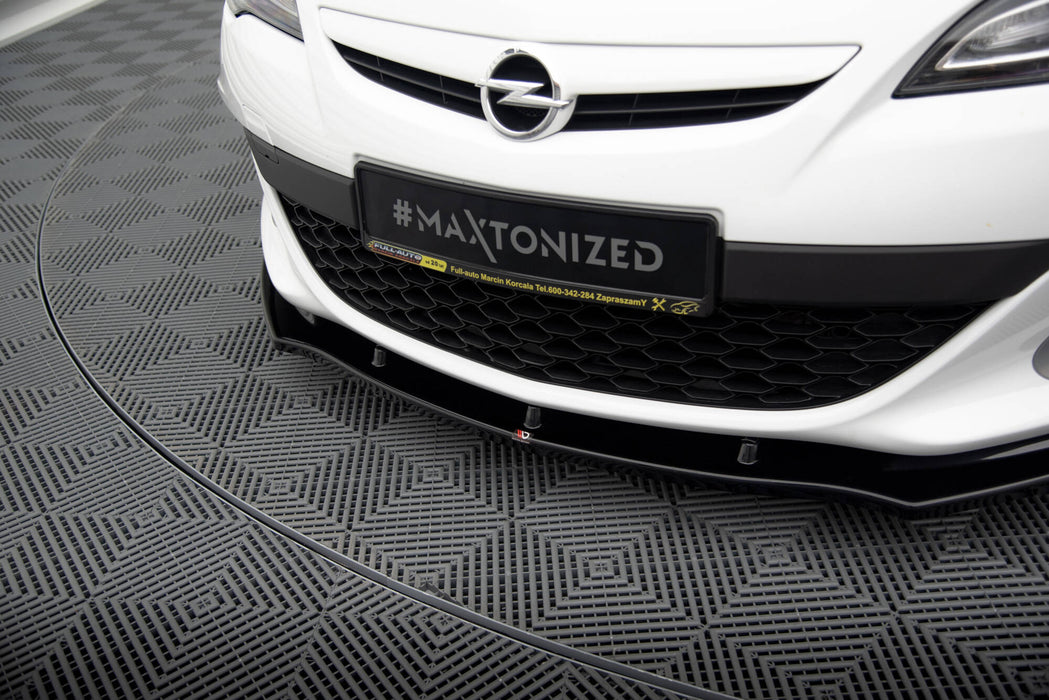 Maxton Design FRONT SPLITTER OPEL ASTRA J OPC / VXR v.1