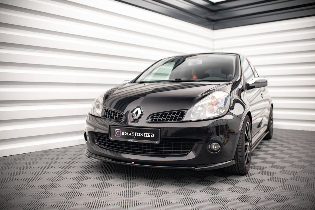 Maxton Design FRONT SPLITTER RENAULT CLIO III RS