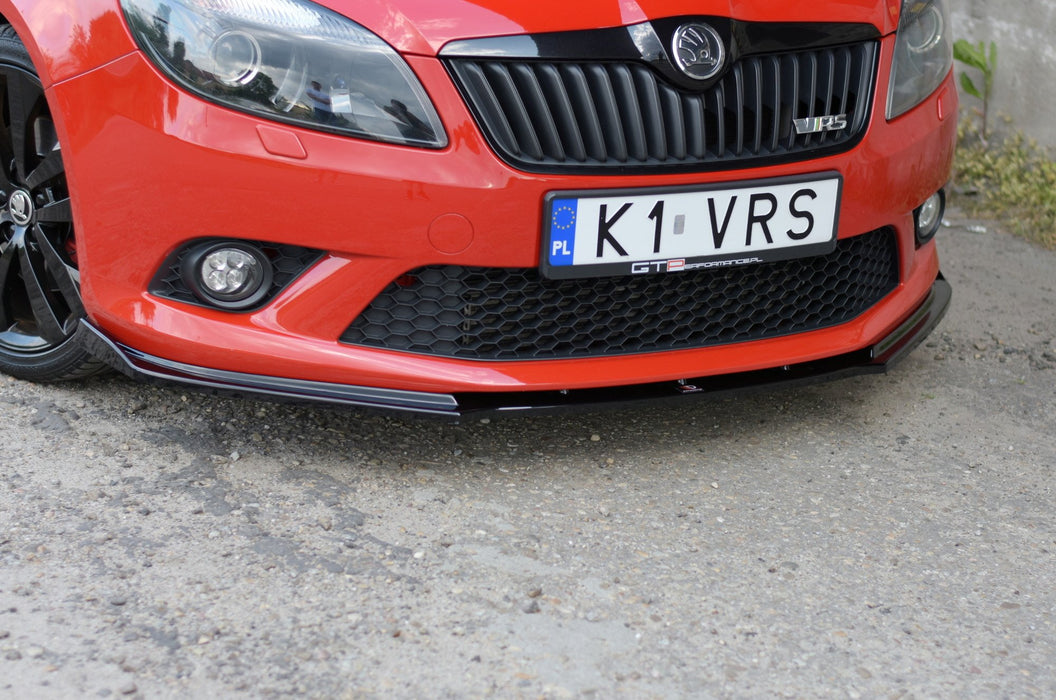 Maxton Design FRONT SPLITTER SKODA FABIA MK2 RS