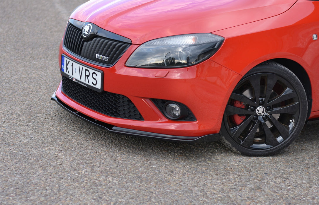 Maxton Design FRONT SPLITTER SKODA FABIA MK2 RS