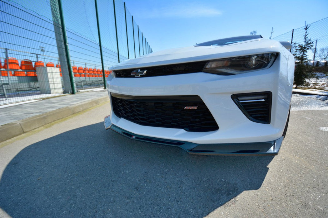Maxton Design FRONT SPLITTER V.1 CHEVROLET CAMARO 6TH-GEN. PHASE-I 2SS COUPE