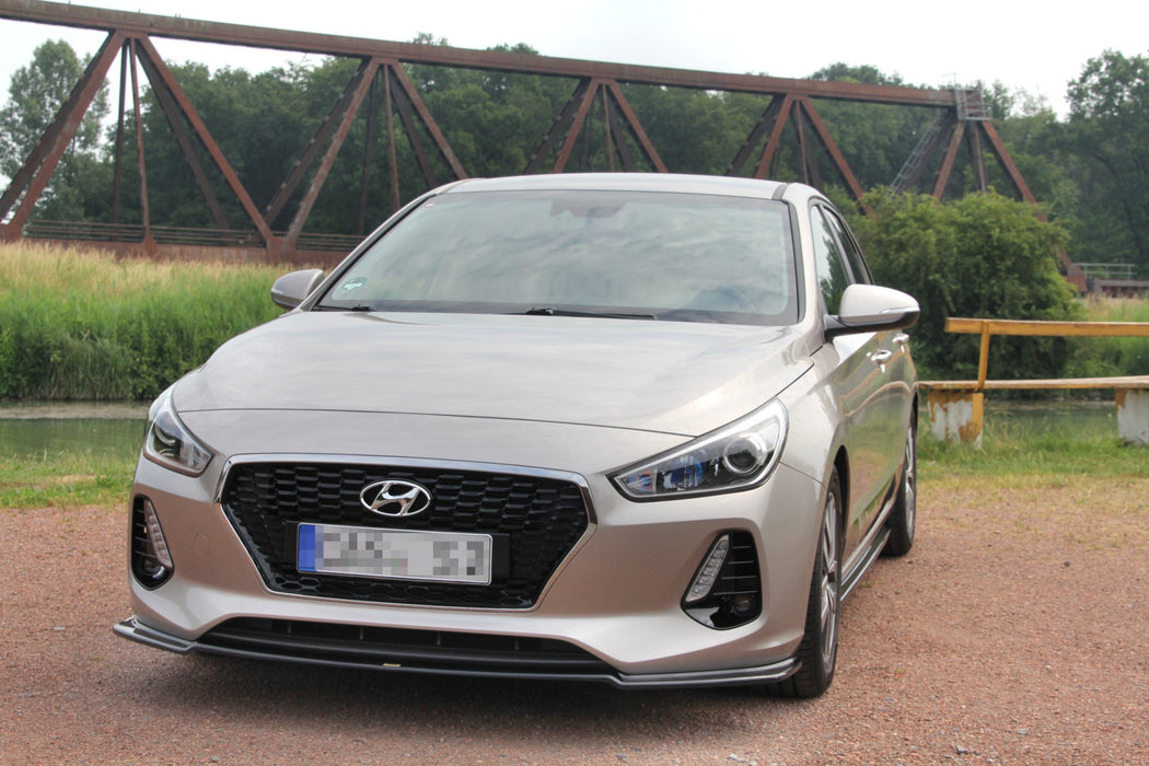 Maxton Design FRONT SPLITTER V.1 HYUNDAI I30 MK3 HATCHBACK