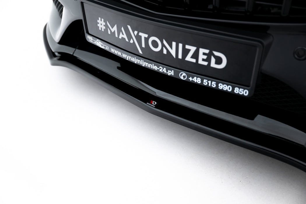 Maxton Design FRONT SPLITTER V.1 MERCEDES- BENZ C-CLASS W205 COUPE AMG-LINE