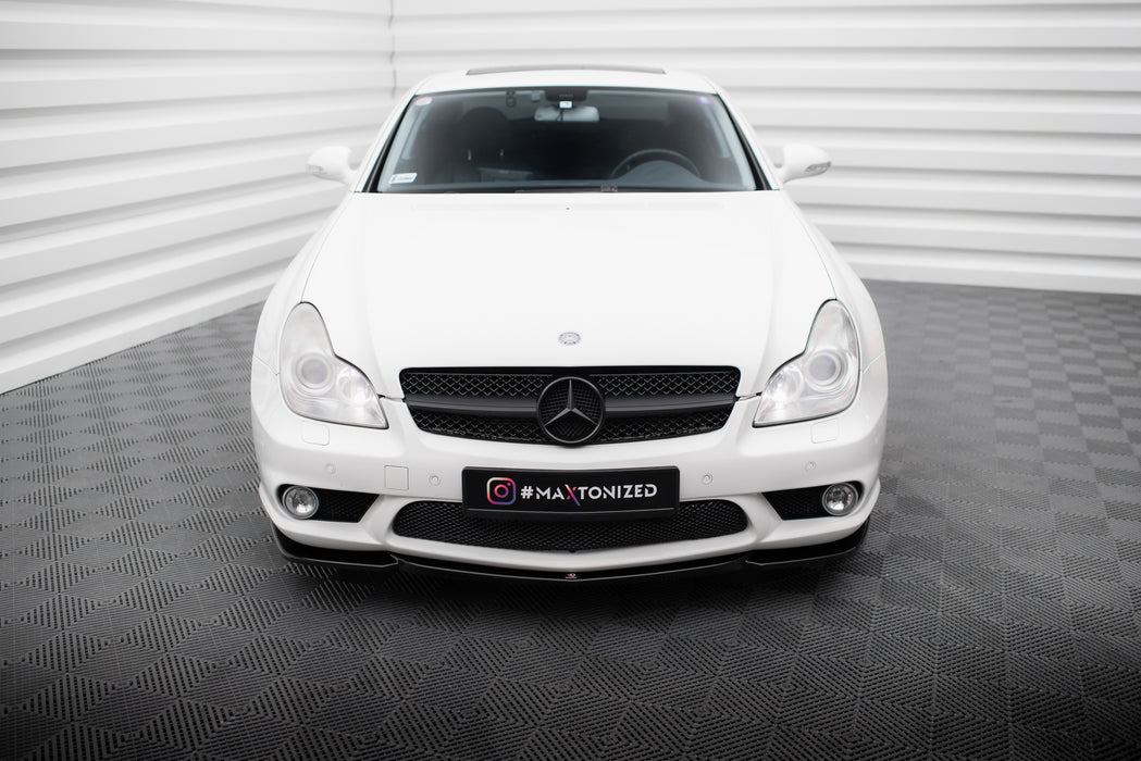 Maxton Design FRONT SPLITTER V.1 Mercedes CLS C219 55AMG