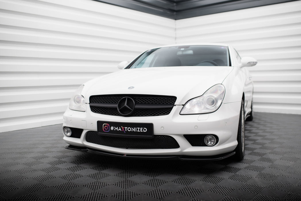 Maxton Design FRONT SPLITTER V.1 Mercedes CLS C219 55AMG