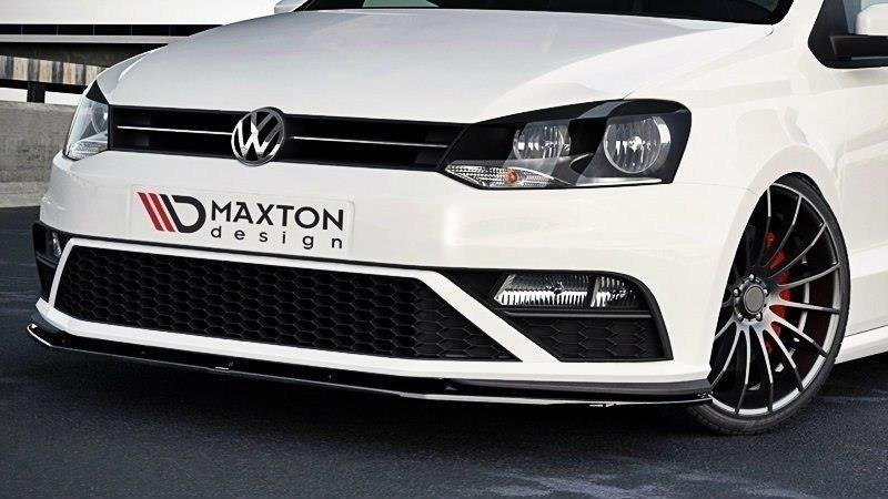 Maxton Design FRONT SPLITTER V.1 Volkswagen Polo GTI Mk5 Facelift