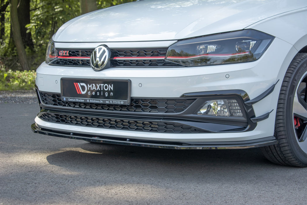 Maxton Design FRONT SPLITTER V.1 Volkswagen Polo GTI / R-line Mk6