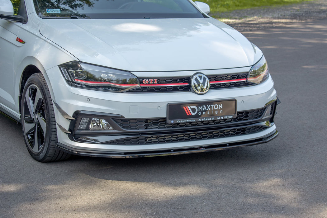 Maxton Design FRONT SPLITTER V.1 Volkswagen Polo GTI / R-line Mk6
