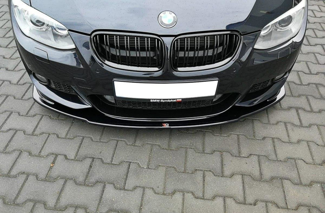 Maxton Design FRONT SPLITTER V.1 for BMW 3 E92 M-PACK FACELIFT