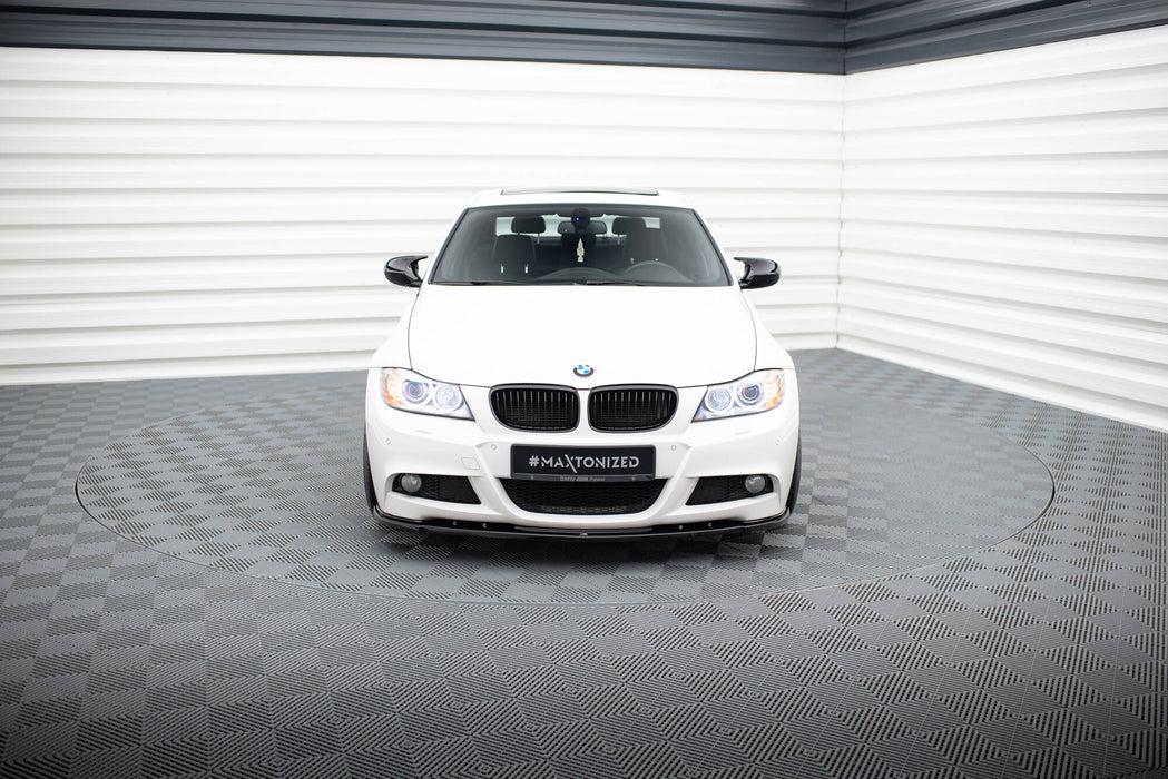 Maxton Design FRONT SPLITTER V.1 for BMW 3 Sedan / Touring M-Pack E90 / E91 Facelift