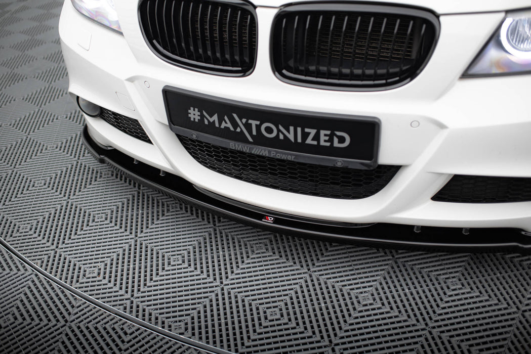 Maxton Design FRONT SPLITTER V.1 for BMW 3 Sedan / Touring M-Pack E90 / E91 Facelift