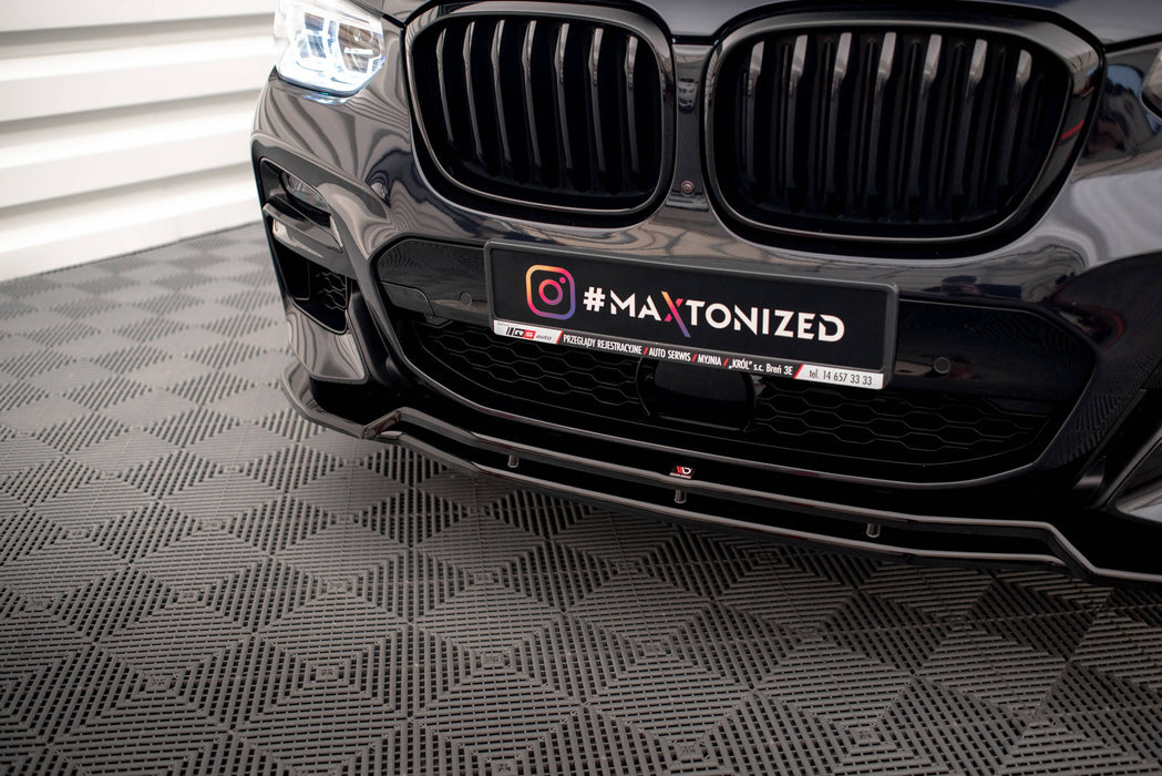 Maxton Design FRONT SPLITTER V.1 for BMW X3 M40d / M40i / M-Pack G01