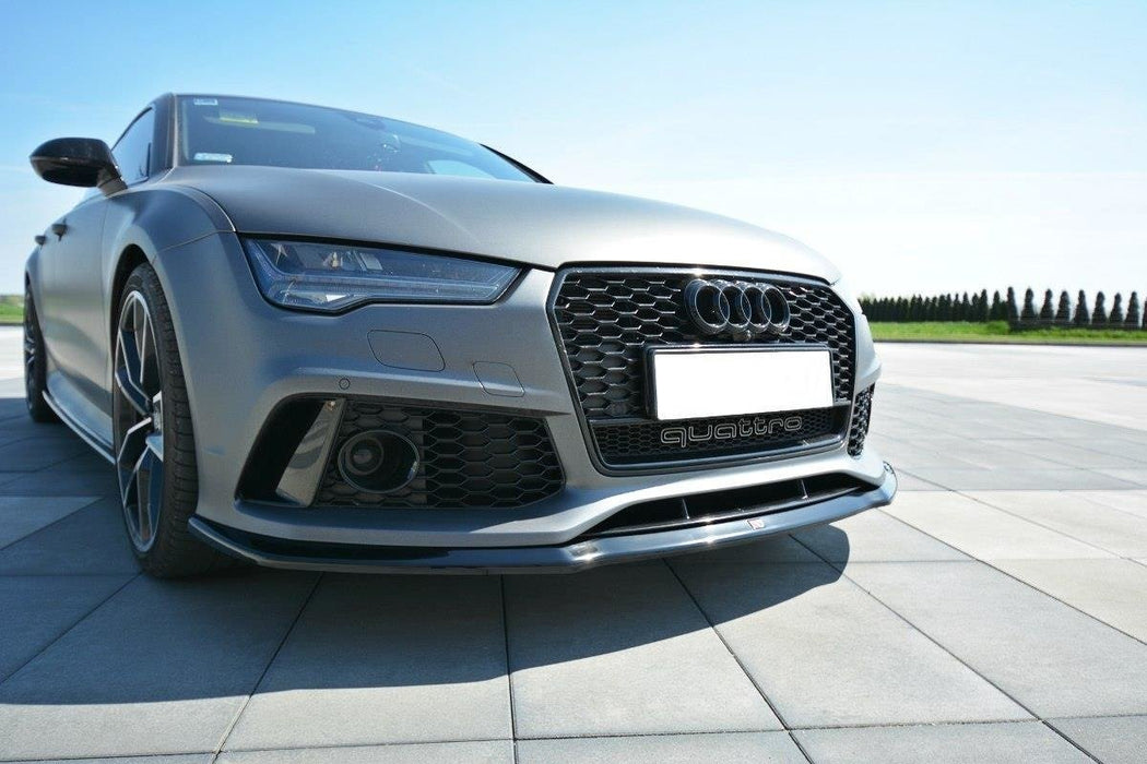 Maxton Design FRONT SPLITTER V.2 Audi RS7 C7